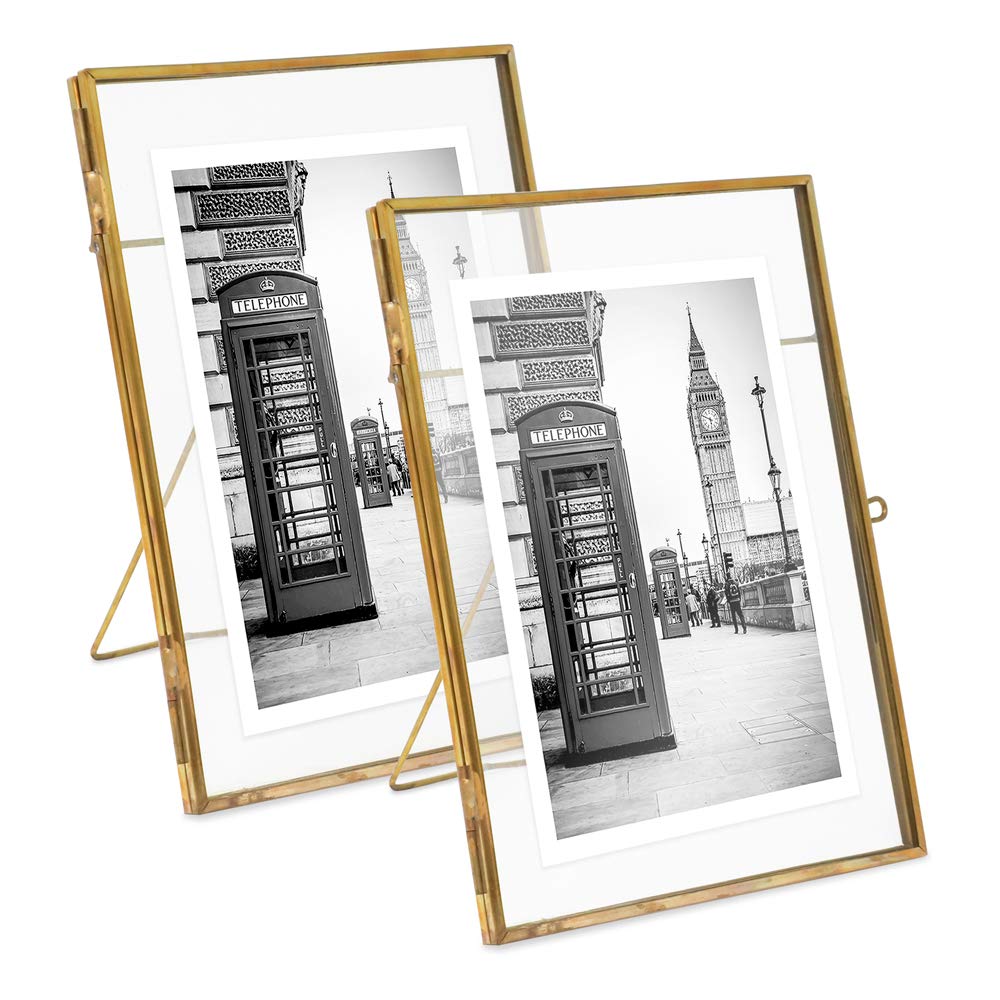 Amazon.com - Isaac Jacobs 5x7 (2-Pack), Antique Gold, Vintage